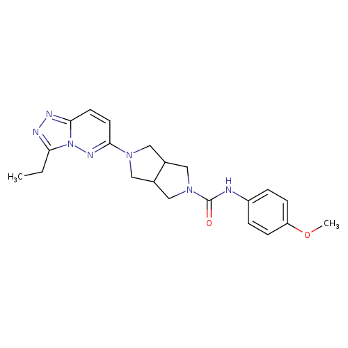 5-{3-ethyl-[1,2,4]triazolo[4,3-b]pyridazin-6-yl}-N-(4-methoxyphenyl)-octahydropyrrolo[3,4-c]pyrrole-2-carboxamide