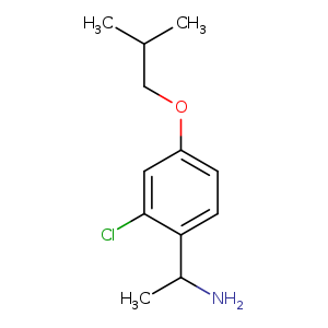 1-[2-Chloro-4-(2-methylpropoxy)phenyl]ethan-1-amine