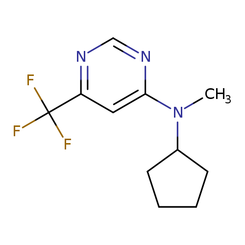 N-cyclopentyl-N-methyl-6-(trifluoromethyl)pyrimidin-4-amine