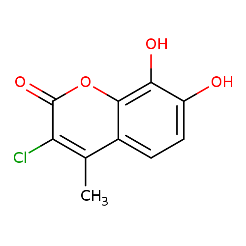 3-chloro-7,8-dihydroxy-4-methyl coumarin