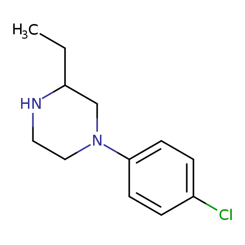 1-(4-chlorophenyl)-3-ethylpiperazine