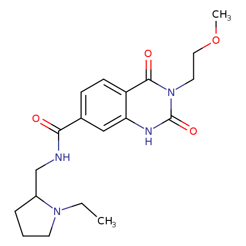 N-[(1-ethylpyrrolidin-2-yl)methyl]-3-(2-methoxyethyl)-2,4-dioxo-1,2,3,4-tetrahydroquinazoline-7-carboxamide