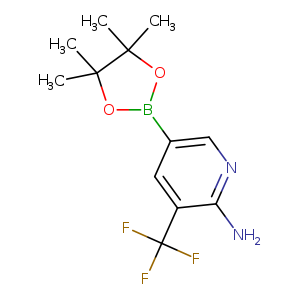 5-(4,4,5,5-Tetramethyl-1,3,2-dioxaborolan-2-yl)-3-(trifluoromethyl)pyridin-2-amine