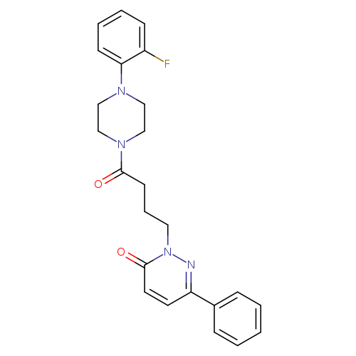 2-{4-[4-(2-fluorophenyl)piperazin-1-yl]-4-oxobutyl}-6-phenyl-2,3-dihydropyridazin-3-one