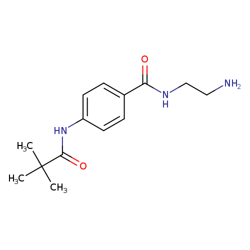 N-(2-aminoethyl)-4-(2,2-dimethylpropanamido)benzamide