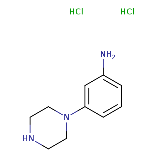 Benzenamine, 3-(1-piperazinyl)-, hydrochloride (1:2)