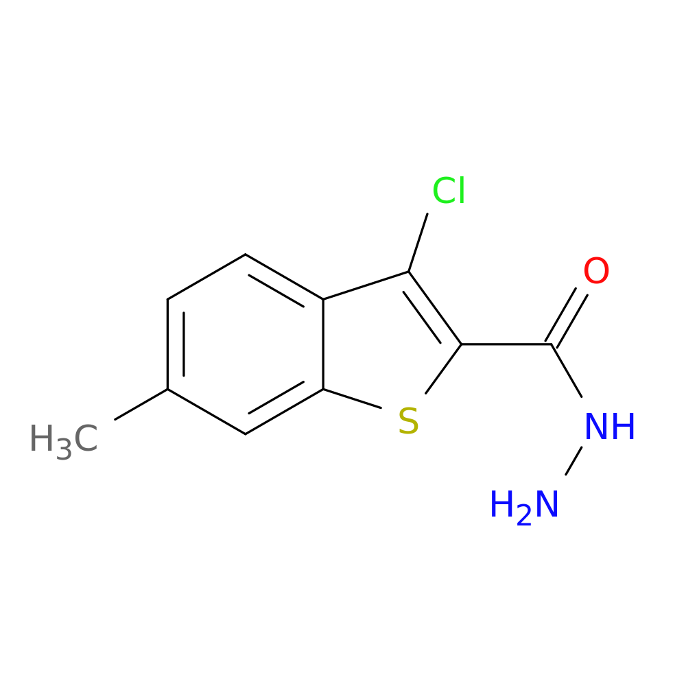 3-Chloro-6-methyl-1-benzothiophene-2-carbohydrazide