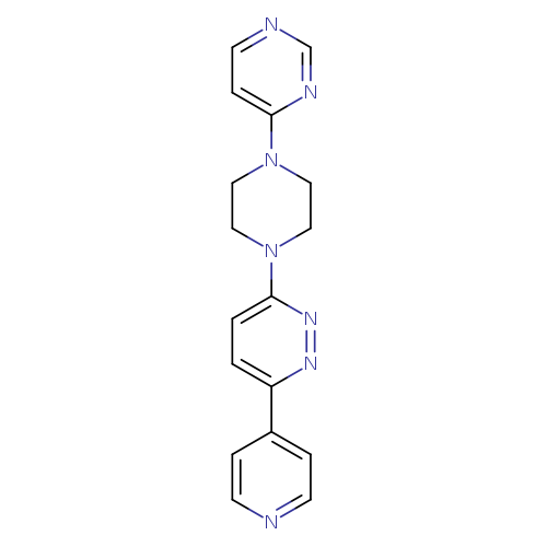 3-(pyridin-4-yl)-6-[4-(pyrimidin-4-yl)piperazin-1-yl]pyridazine