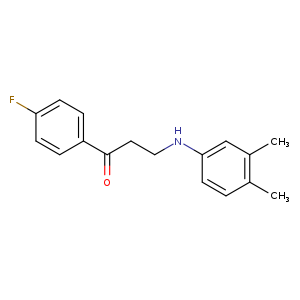 3-((3,4-Dimethylphenyl)amino)-1-(4-fluorophenyl)propan-1-one