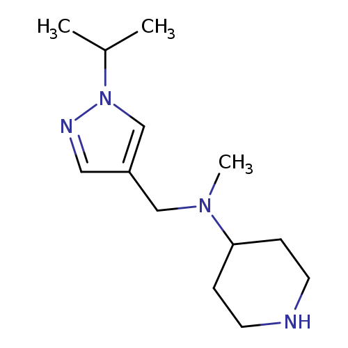 N-methyl-N-{[1-(propan-2-yl)-1H-pyrazol-4-yl]methyl}piperidin-4-amine