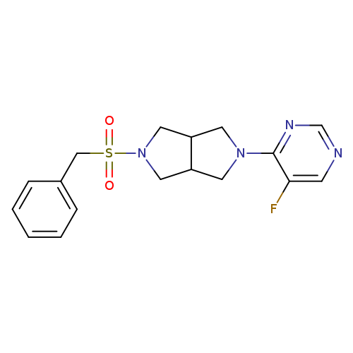 5-fluoro-4-{5-phenylmethanesulfonyl-octahydropyrrolo[3,4-c]pyrrol-2-yl}pyrimidine
