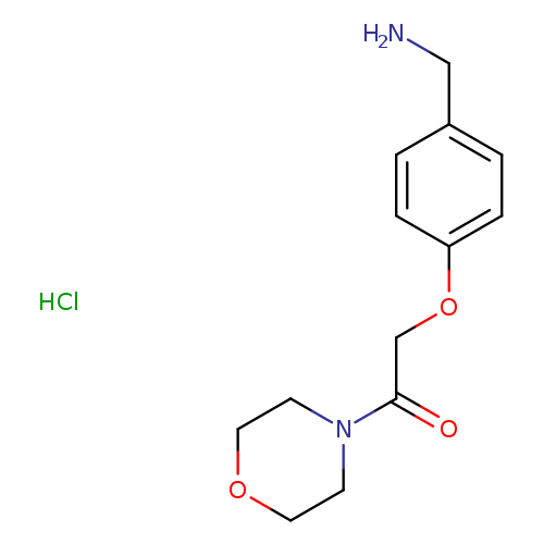 2-[4-(aminomethyl)phenoxy]-1-(morpholin-4-yl)ethan-1-one hydrochloride