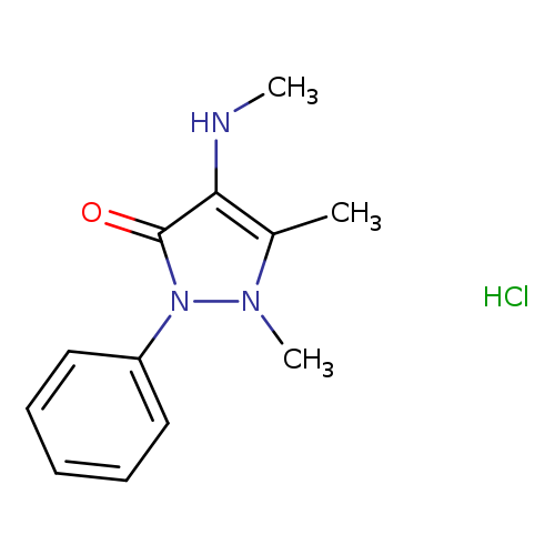 4-(Methylamino)antipyrine hydrochloride
