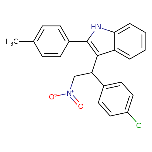 3-[1-(4-chlorophenyl)-2-nitroethyl]-2-(4-methylphenyl)-1H-indole