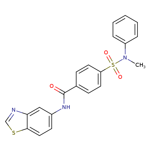 N-(1,3-benzothiazol-5-yl)-4-[methyl(phenyl)sulfamoyl]benzamide