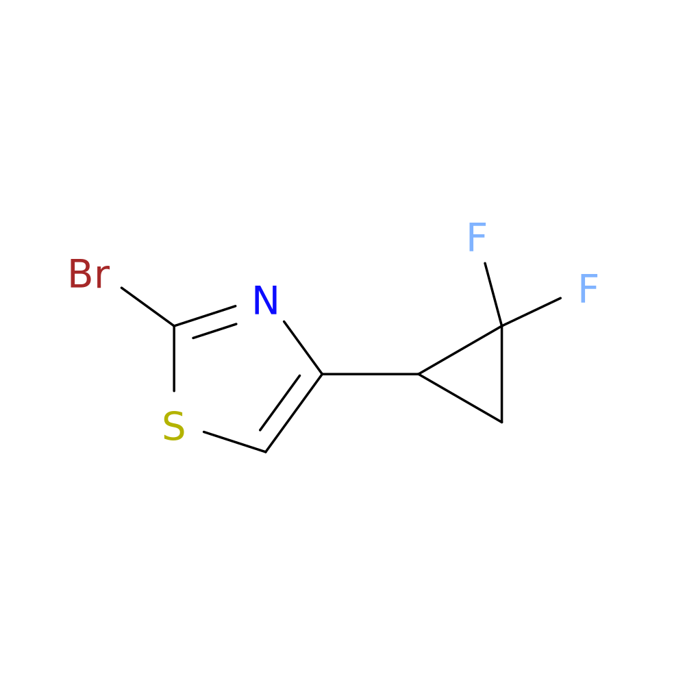 2-bromo-4-(2,2-difluorocyclopropyl)-1,3-thiazole
