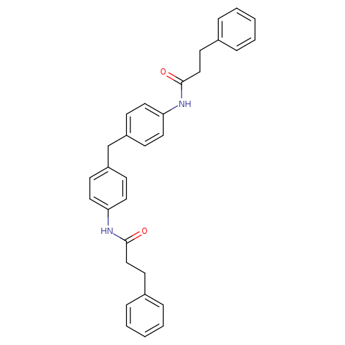 3-phenyl-N-(4-{4-[(3-phenylpropanoyl)amino]benzyl}phenyl)propanamide