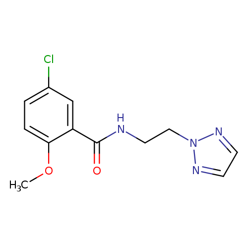 5-chloro-2-methoxy-N-[2-(2H-1,2,3-triazol-2-yl)ethyl]benzamide
