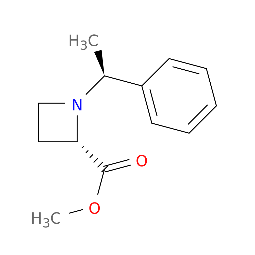 methyl (2S)-1-[(1S)-1-phenylethyl]azetidine-2-carboxylate