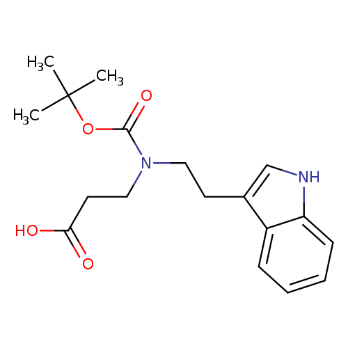3-{[(tert-butoxy)carbonyl][2-(1H-indol-3-yl)ethyl]amino}propanoic acid