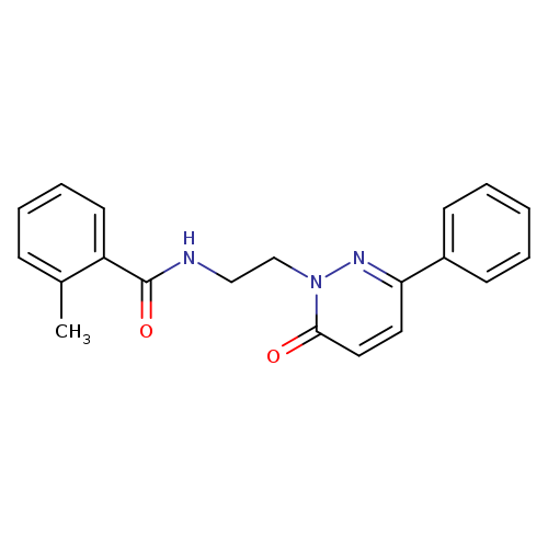 2-methyl-N-[2-(6-oxo-3-phenyl-1,6-dihydropyridazin-1-yl)ethyl]benzamide