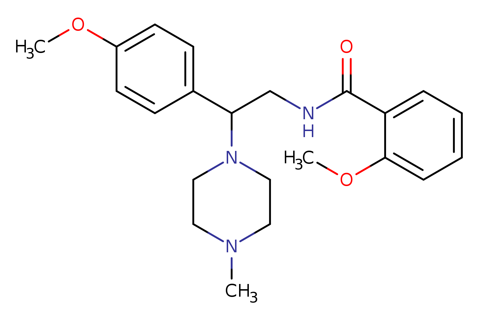 2-methoxy-N-[2-(4-methoxyphenyl)-2-(4-methylpiperazin-1-yl)ethyl]benzamide