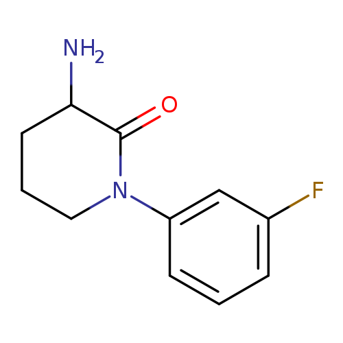 3-amino-1-(3-fluorophenyl)piperidin-2-one