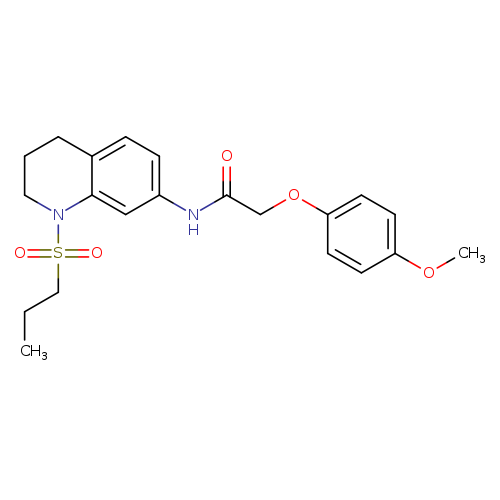 2-(4-methoxyphenoxy)-N-[1-(propane-1-sulfonyl)-1,2,3,4-tetrahydroquinolin-7-yl]acetamide