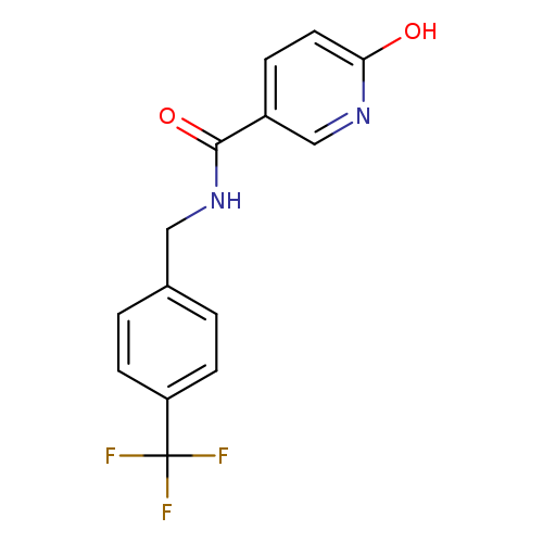 6-hydroxy-N-{[4-(trifluoromethyl)phenyl]methyl}pyridine-3-carboxamide