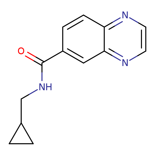 N-(cyclopropylmethyl)quinoxaline-6-carboxamide