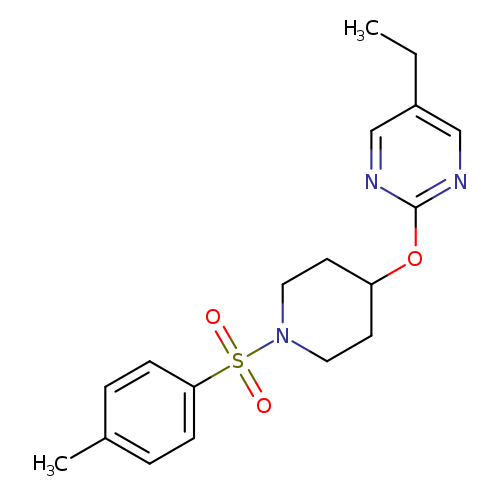 5-ethyl-2-{[1-(4-methylbenzenesulfonyl)piperidin-4-yl]oxy}pyrimidine
