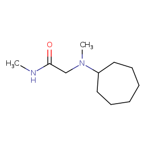 2-[cycloheptyl(methyl)amino]-N-methylacetamide