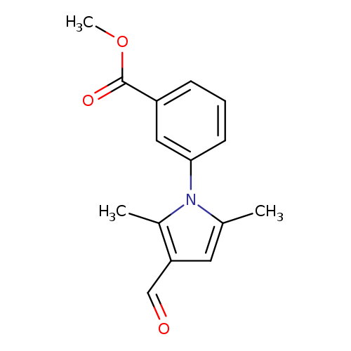 Methyl 3-(3-formyl-2,5-dimethyl-1h-pyrrol-1-yl)benzoate