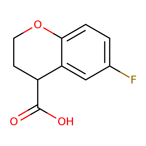 2H-1-Benzopyran-4-carboxylic acid, 6-fluoro-3,4-dihydro-