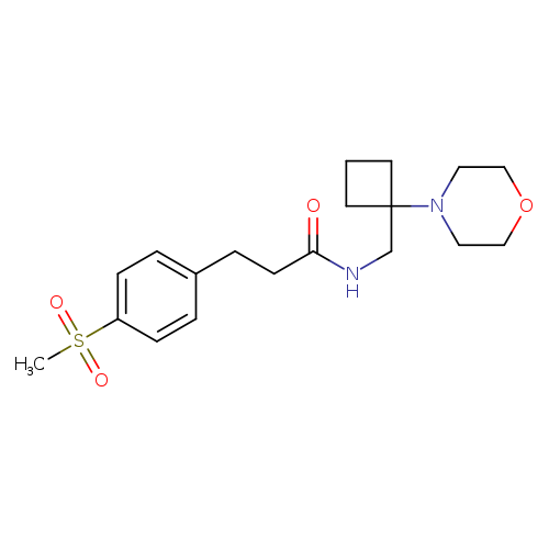 3-(4-methanesulfonylphenyl)-N-{[1-(morpholin-4-yl)cyclobutyl]methyl}propanamide