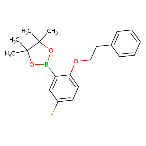 2-[5-fluoro-2-(2-phenylethoxy)phenyl]-4,4,5,5-tetramethyl-1,3,2-dioxaborolane