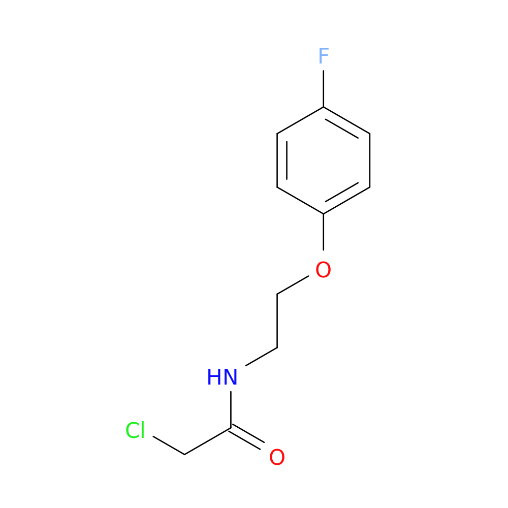 2-chloro-N-[2-(4-fluorophenoxy)ethyl]acetamide