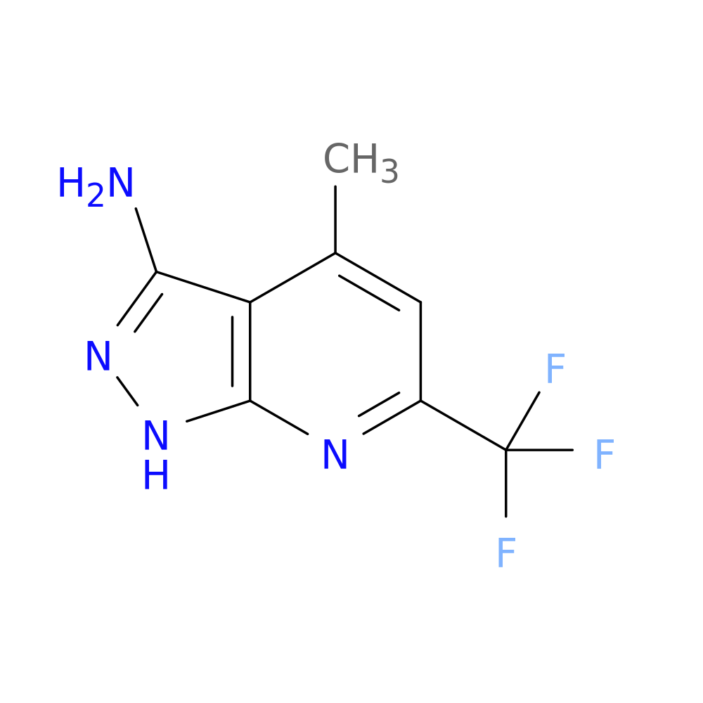 4-Methyl-6-(trifluoromethyl)-1H-pyrazolo[3,4-b]pyridin-3-amine