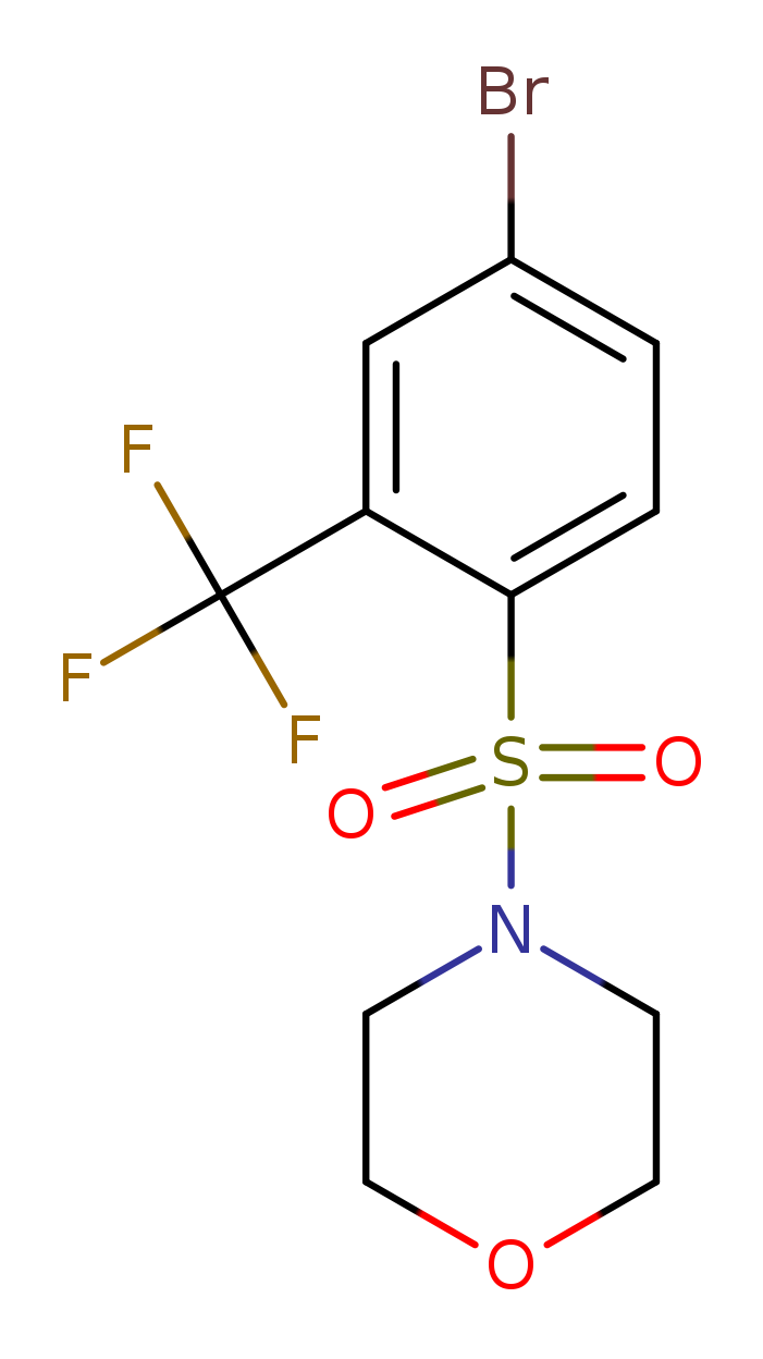 4-(4-Bromo-2-trifluoromethylbenzenesulfonyl)morpholine