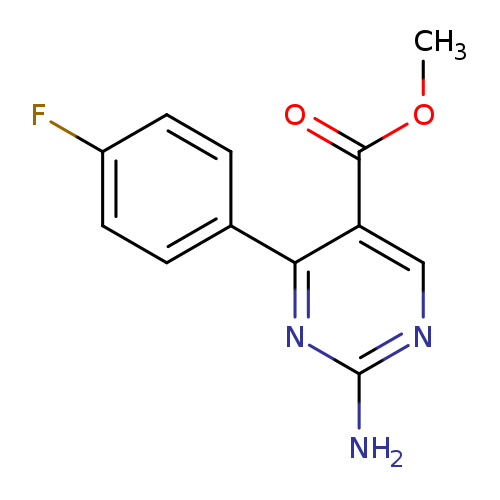 Methyl 2-amino-4-(4-fluorophenyl)pyrimidine-5-carboxylate