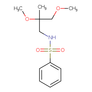 N-(2,3-dimethoxy-2-methylpropyl)benzenesulfonamide
