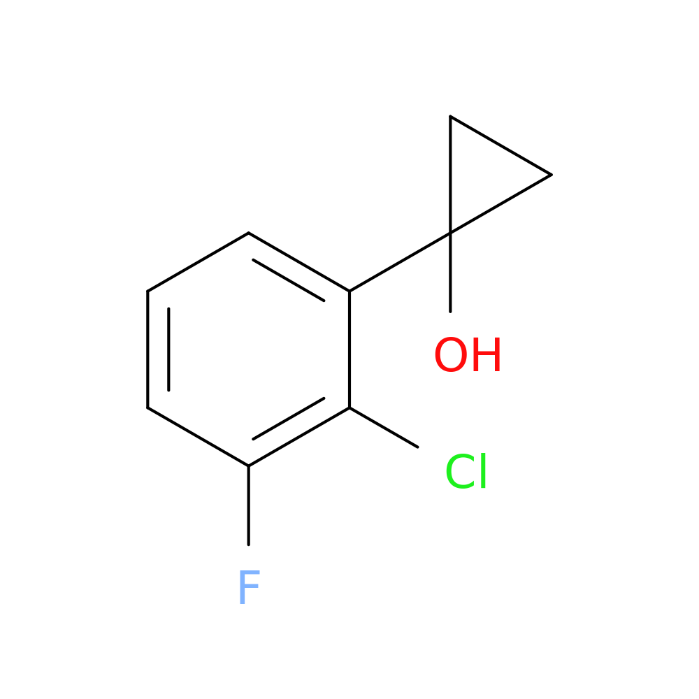 1-(2-chloro-3-fluorophenyl)cyclopropan-1-ol