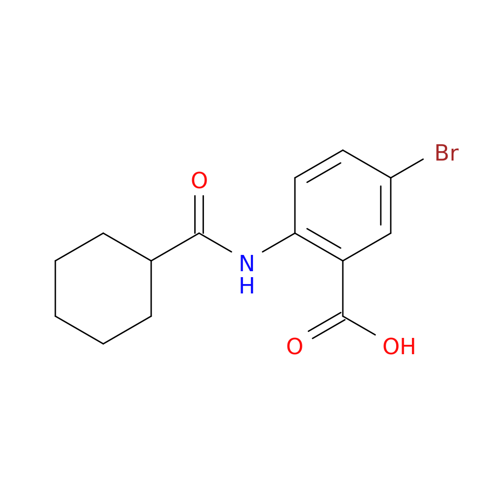 5-Bromo-2-(cyclohexanecarboxamido)benzoic acid