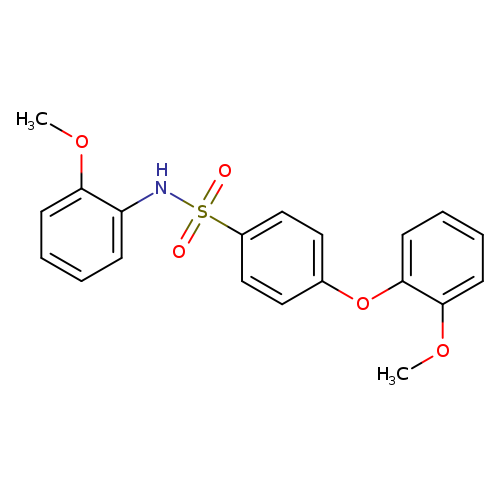 4-(2-methoxyphenoxy)-N-(2-methoxyphenyl)benzene-1-sulfonamide
