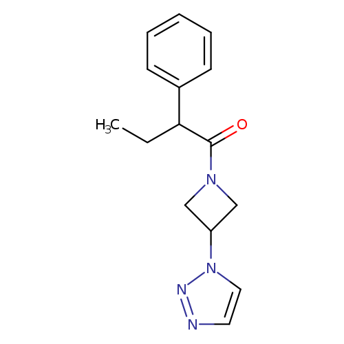 2-phenyl-1-[3-(1H-1,2,3-triazol-1-yl)azetidin-1-yl]butan-1-one