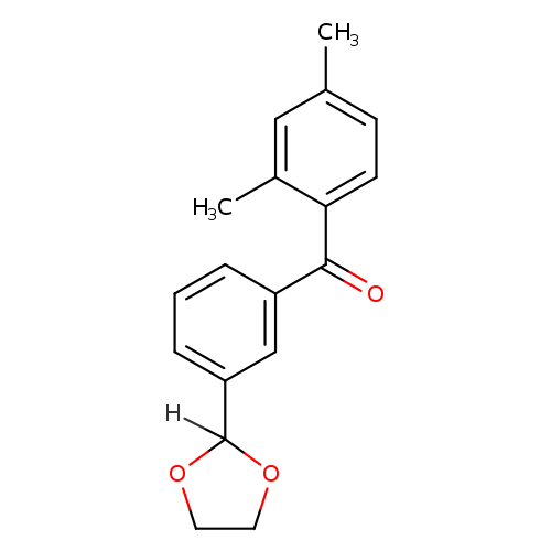 2,4-Dimethyl-3'-(1,3-dioxolan-2-yl)benzophenone