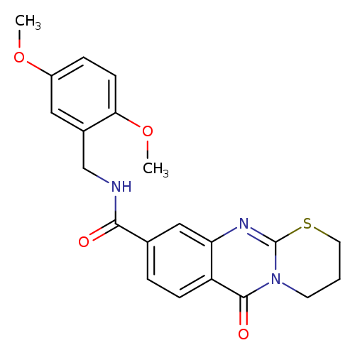 N-[(2,5-dimethoxyphenyl)methyl]-6-oxo-2H,3H,4H,6H-[1,3]thiazino[2,3-b]quinazoline-9-carboxamide