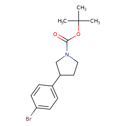 tert-Butyl 3-(4-bromophenyl)pyrrolidine-1-carboxylate