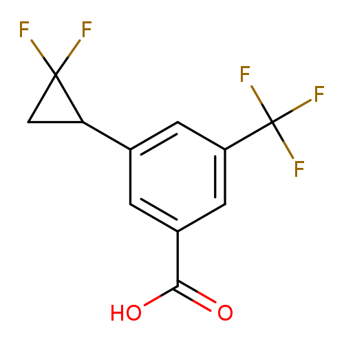 3-(2,2-difluorocyclopropyl)-5-(trifluoromethyl)benzoicacid