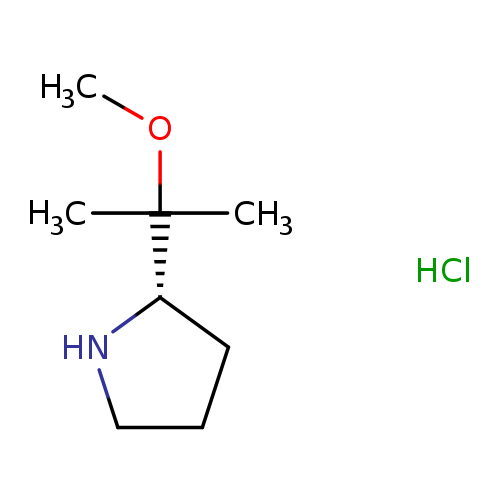 (2S)-2-(2-methoxypropan-2-yl)pyrrolidinehydrochloride